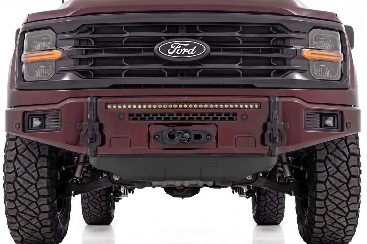FXS Front Bumper | E2 Magma Red | EcoBoost | Ford F-150 2WD/4WD (2021-2025) - Bumpers (Image 5 of 6)