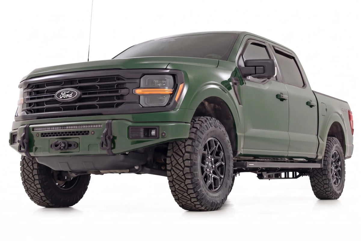 FXS Front Bumper | DB Shelter Green | EcoBoost | Ford F-150 2WD/4WD (2021-2025) - Bumpers (Image 2 of 6)