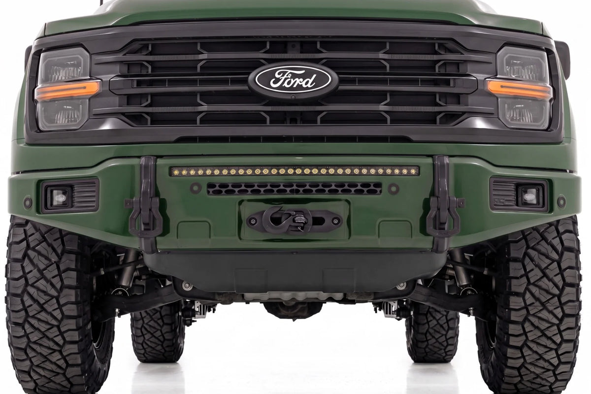 FXS Front Bumper | DB Shelter Green | EcoBoost | Ford F-150 2WD/4WD (2021-2025) - Bumpers (Image 5 of 6)