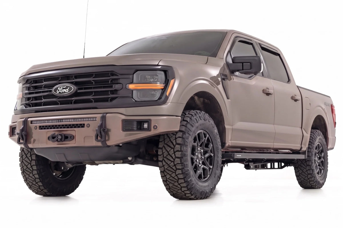 FXS Front Bumper | D1 Stone Gray | EcoBoost | Ford F-150 2WD/4WD (2021-2025) - Bumpers (Image 2 of 6)