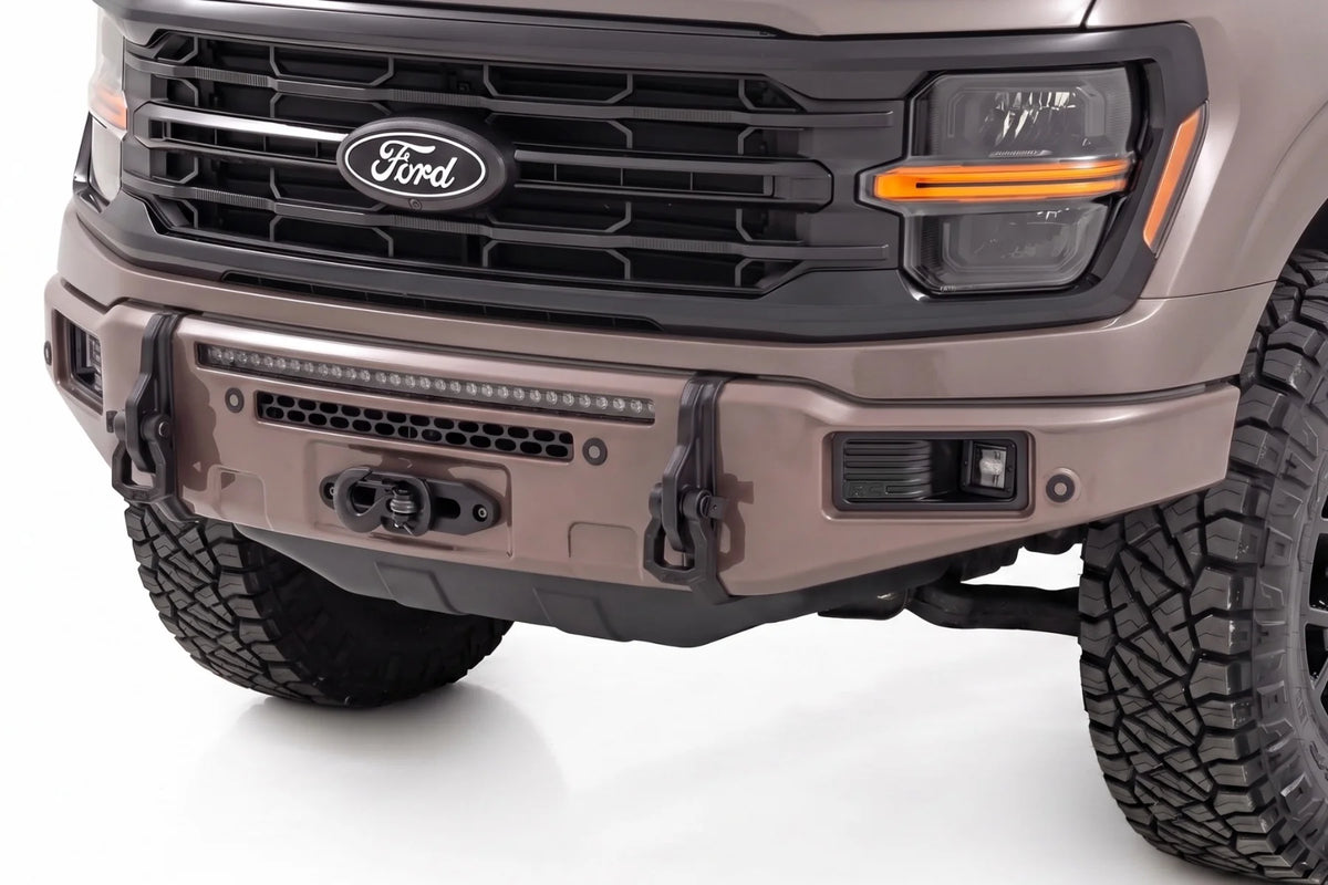 FXS Front Bumper | D1 Stone Gray | EcoBoost | Ford F-150 2WD/4WD (2021-2025) - Bumpers (Image 1 of 6)