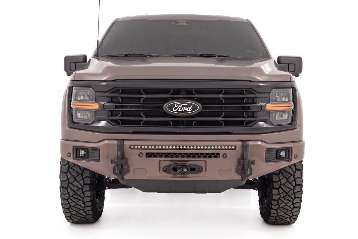 FXS Front Bumper | D1 Stone Gray | EcoBoost | Ford F-150 2WD/4WD (2021-2025) - Bumpers (Image 3 of 6)