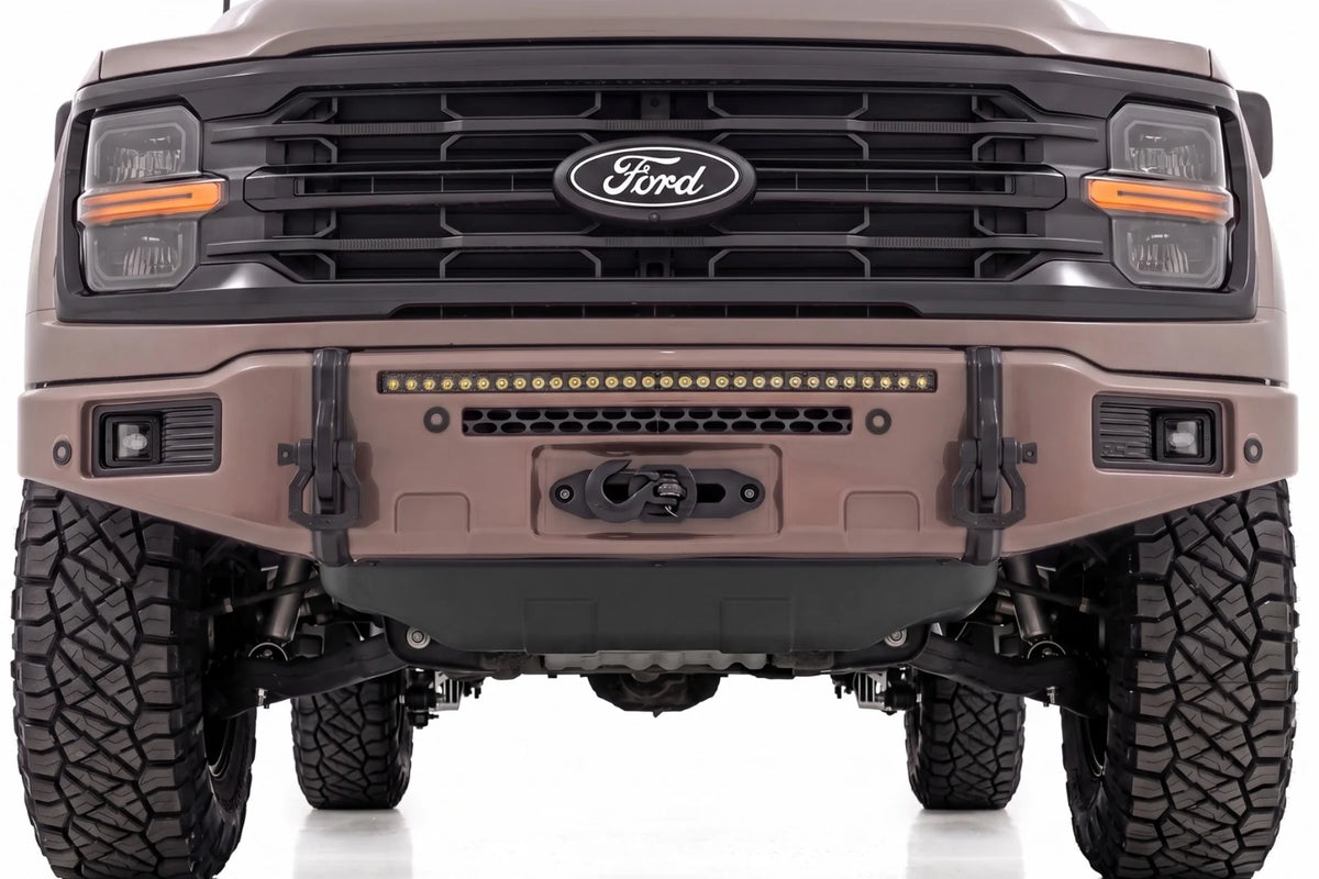 FXS Front Bumper | D1 Stone Gray | EcoBoost | Ford F-150 2WD/4WD (2021-2025) - Bumpers (Image 5 of 6)