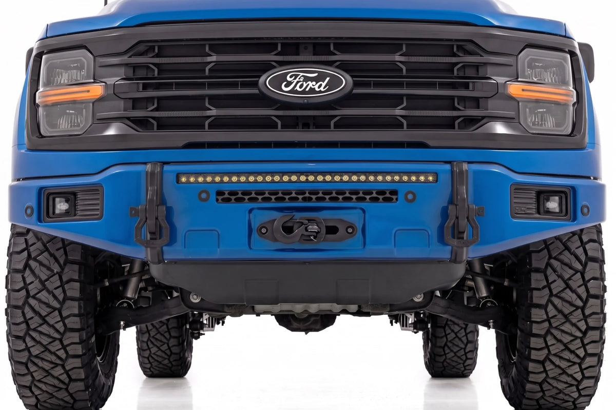 FXS Front Bumper | E7 Velocity Blue | EcoBoost | Ford F-150 2WD/4WD (2021-2025) - Bumpers (Image 5 of 6)