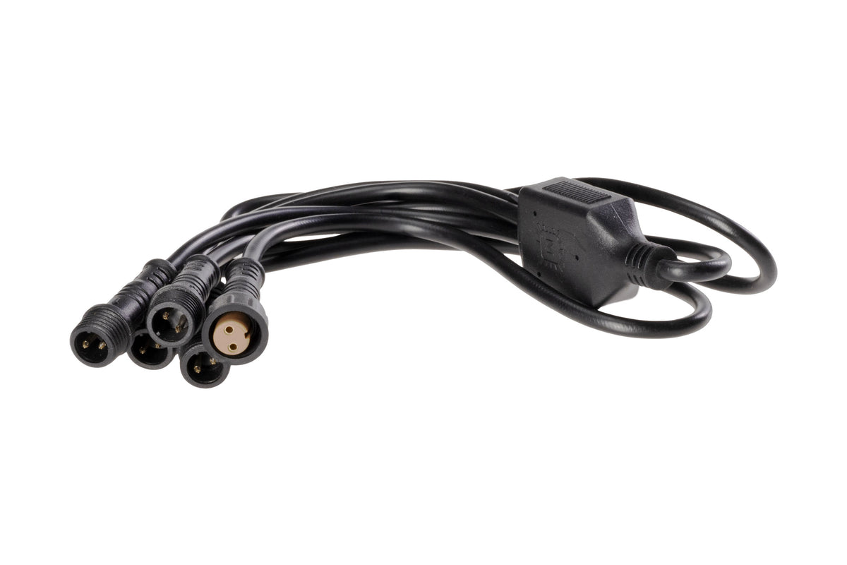 Morimoto Rock Light Parts: Splitter (White) - Rock Lights / Wheel Rings (Image 1 of 5)