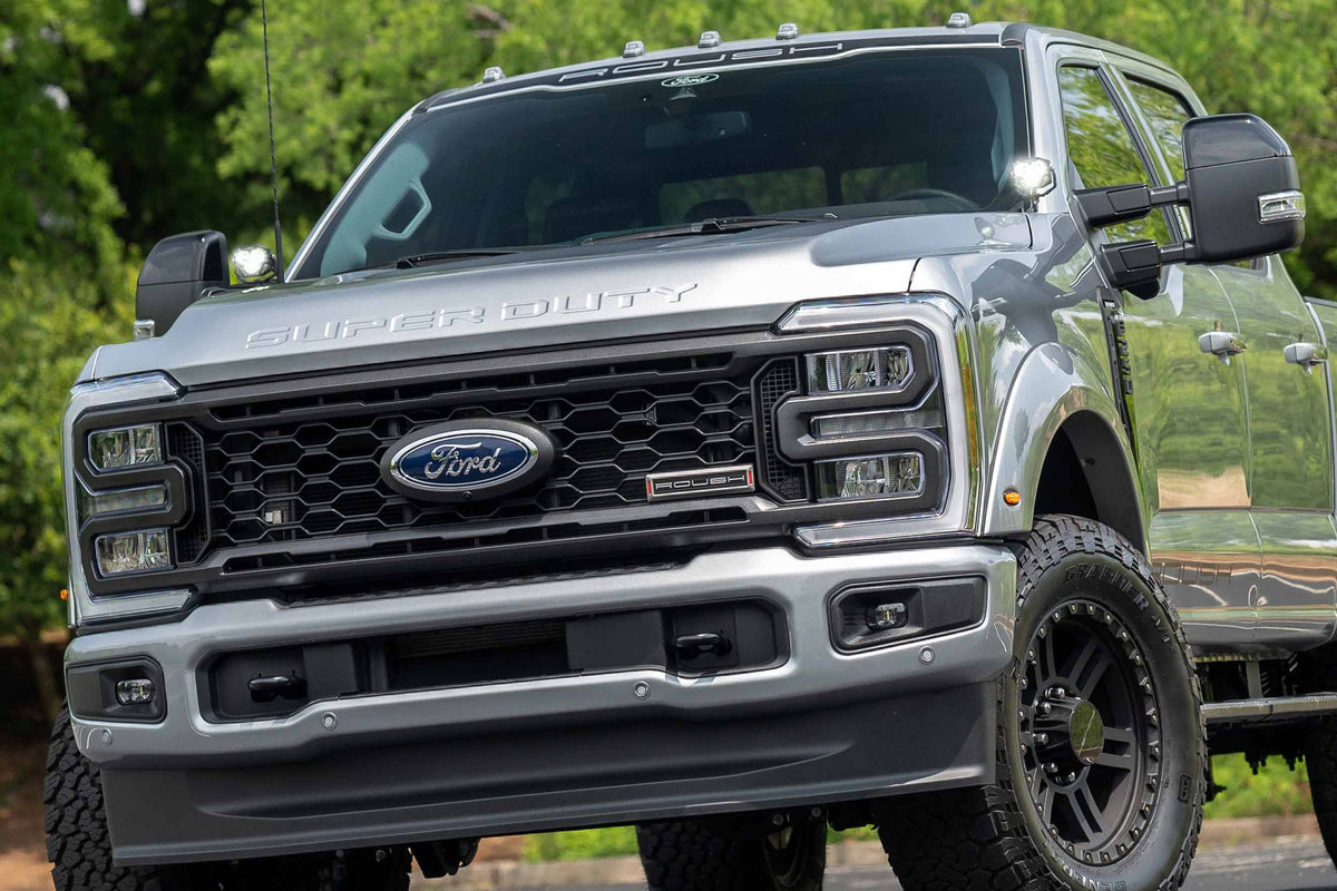 Morimoto 4Banger Ditch Light Kit: 23-27 Super Duty (HXB White SAE Wide Beam) - Off Road - Veh. Spec (Image 6 of 6)