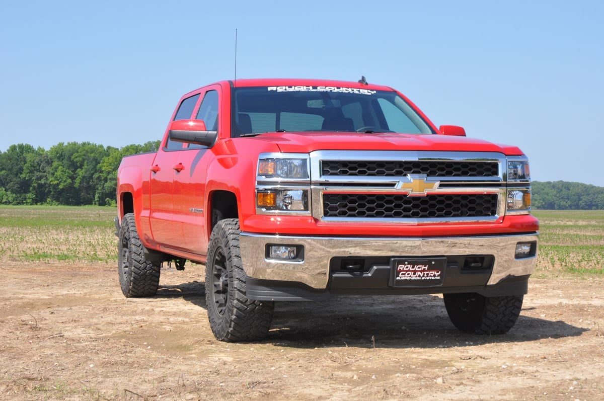 2.5 Inch Leveling Kit | Stamped Steel | Chevy/GMC Sierra 1500 (16-18)/Silverado 1500 (07-18) - Leveling Kits (Image 3 of 6)