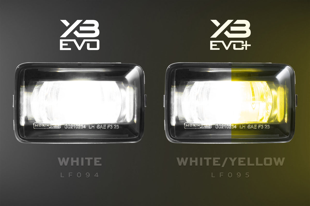 XB Evo+ Fog Lights: Type F2 (White + Yellow / Set) - Fog Lights (Image 3 of 6)
