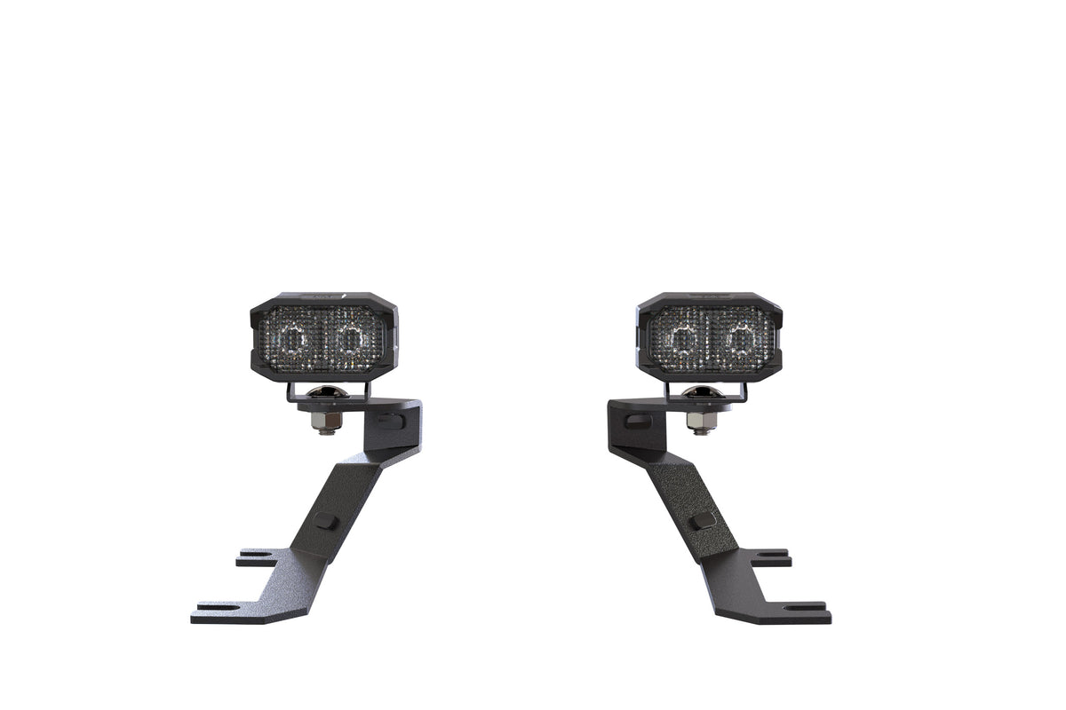 Morimoto 2Banger Ditch Light Kit: 19-24 Sierra 1500 (NCS Yellow Combo Beam) - Off Road - Veh. Spec (Image 2 of 6)