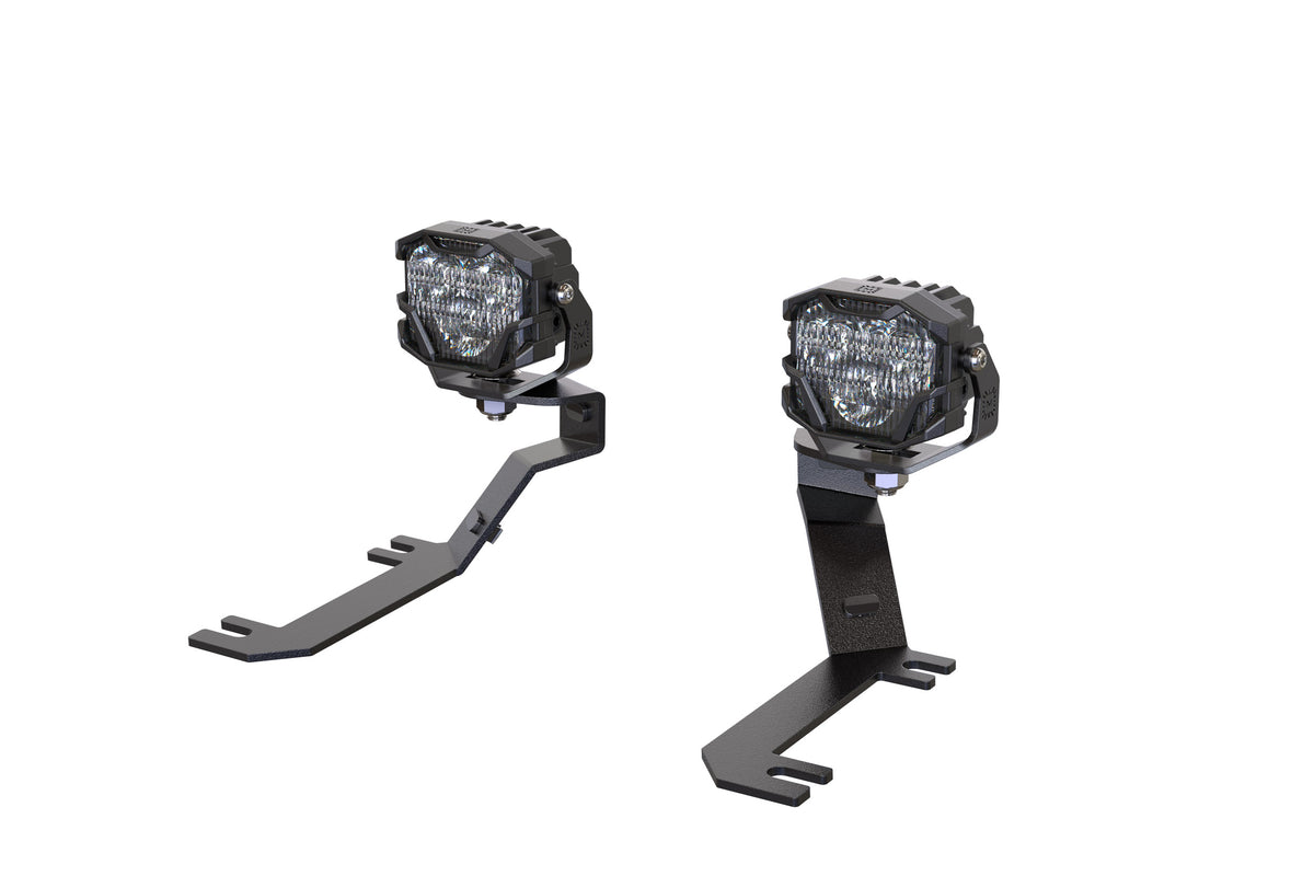 Morimoto 4Banger Ditch Light Kit: 19-24 Sierra 1500 (HXB White Flood Beam) - Off Road - Veh. Spec (Image 1 of 6)