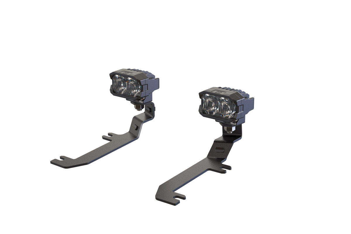 Morimoto 2Banger Ditch Light Kit: 20-24 Silverado HD (NCS White SAE Wide Beam) - Off Road - Veh. Spec (Image 1 of 6)