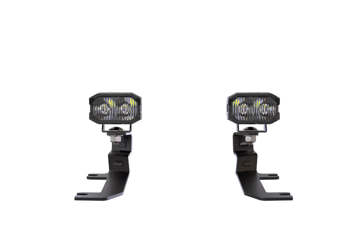 Morimoto 2Banger Ditch Light Kit: 20-24 Silverado HD (HXB White SAE Wide Beam) - Off Road - Veh. Spec (Image 2 of 6)