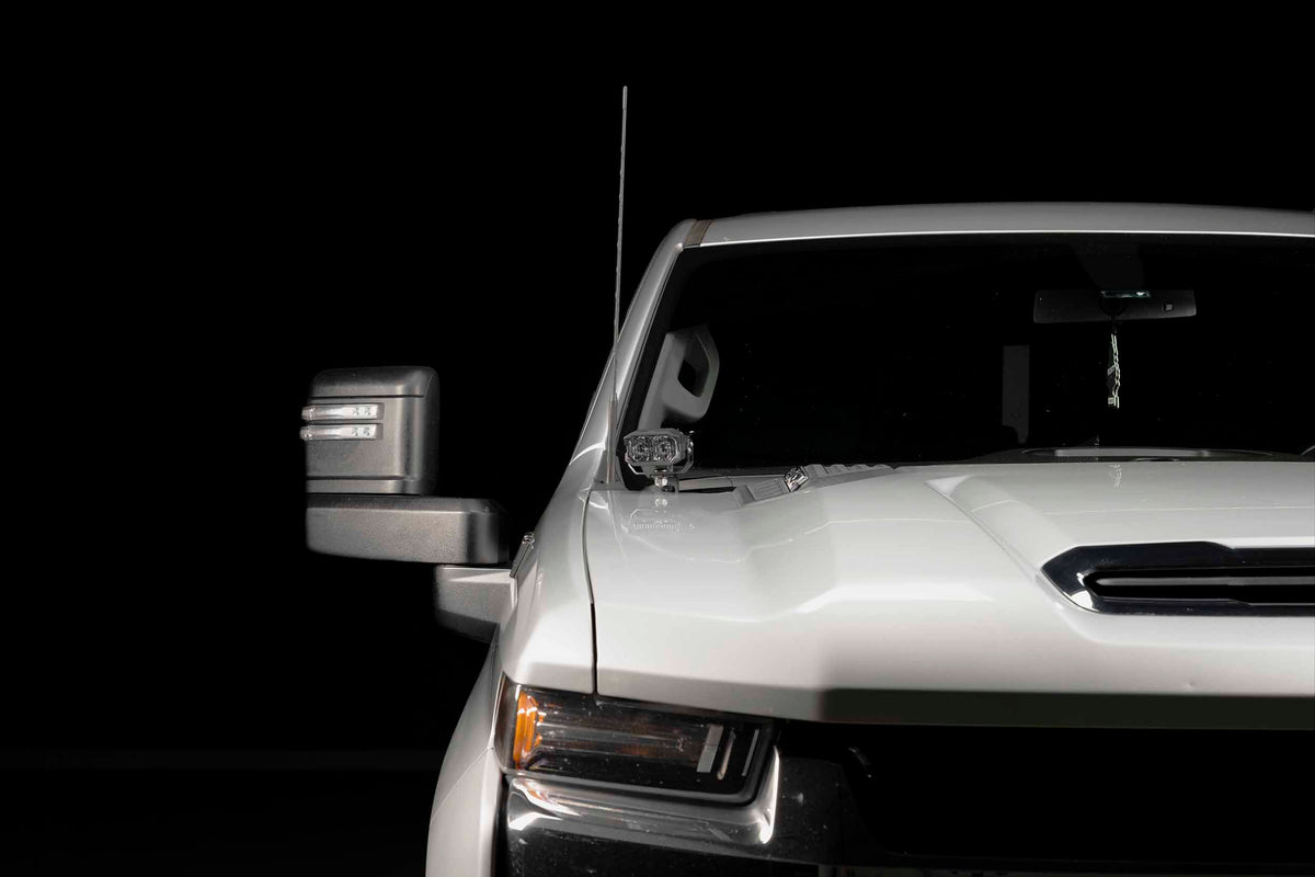 Morimoto 2Banger Ditch Light Kit: 20-24 Silverado HD (NCS White Spot Beam) - Off Road - Veh. Spec (Image 6 of 6)