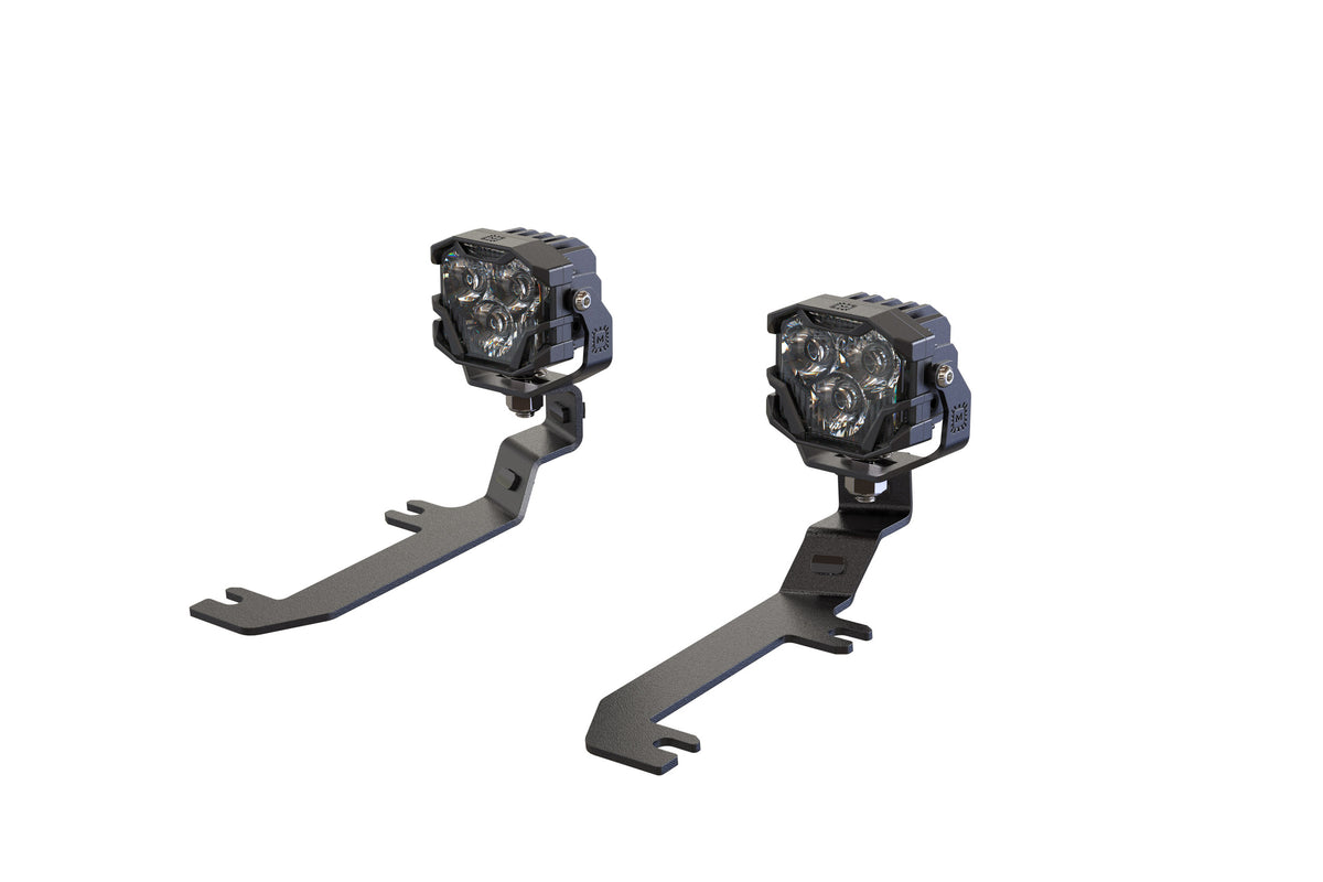 Morimoto 4Banger Ditch Light Kit: 20-24 Silverado HD (NCS White Flood Beam) - Off Road - Veh. Spec (Image 1 of 6)