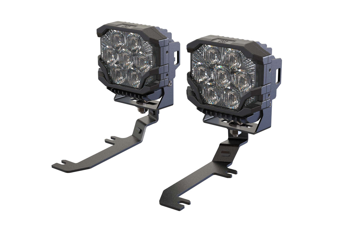 Morimoto BigBanger Ditch Light Kit: 20-24 Silverado HD (HXB White Combo Beam) - Off Road - Veh. Spec (Image 1 of 6)