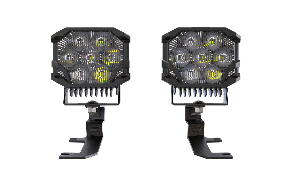 Morimoto BigBanger Ditch Light Kit: 20-24 Silverado HD (NCS White Spot Beam) - Off Road - Veh. Spec (Image 2 of 6)