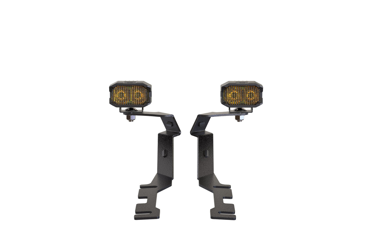 Morimoto 2Banger Ditch Light Kit: 19-24 Ram 1500 (HXB Yellow Spot Beam) - Off Road - Veh. Spec (Image 2 of 6)