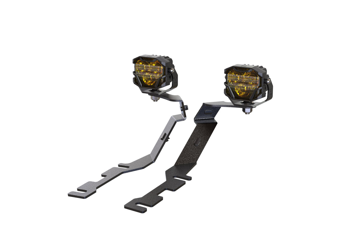 Morimoto 4Banger Ditch Light Kit: 19-24 Ram 1500 (HXB Yellow Combo Beam) - Off Road - Veh. Spec (Image 1 of 6)