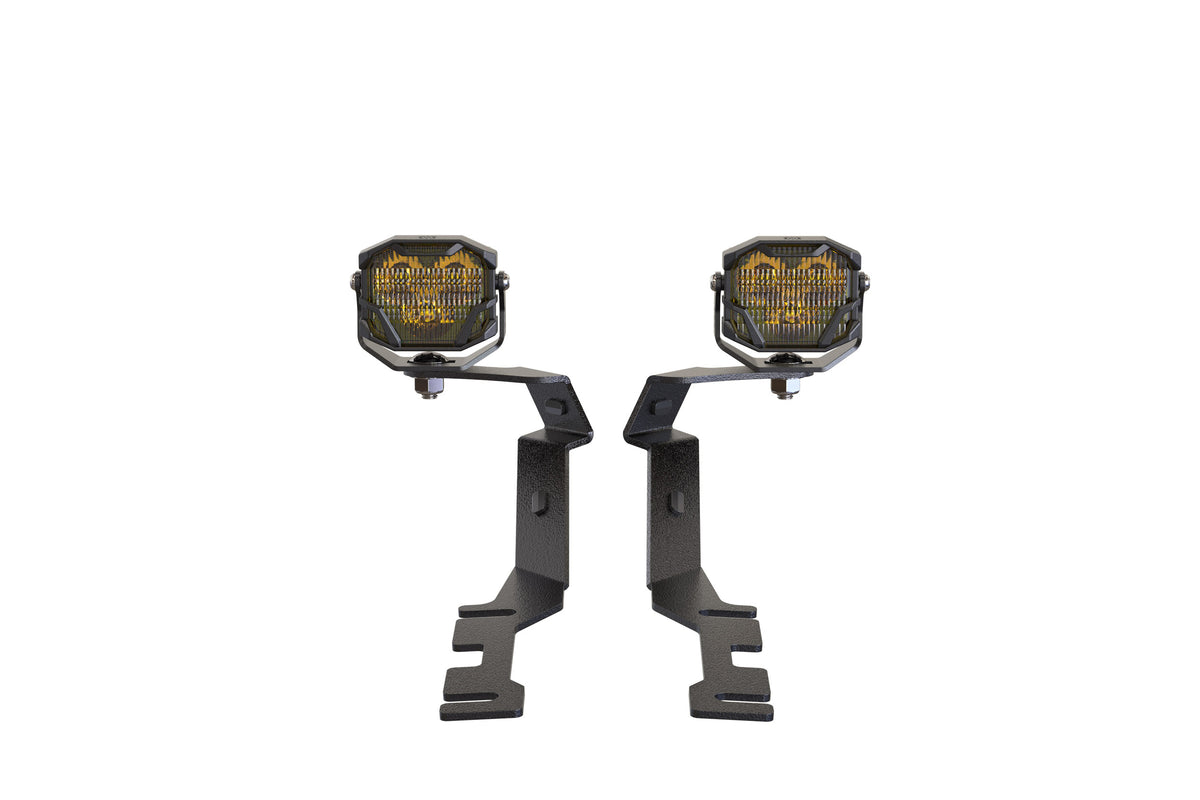 Morimoto 4Banger Ditch Light Kit: 19-24 Ram 1500 (NCS Yellow Flood Beam) - Off Road - Veh. Spec (Image 2 of 6)
