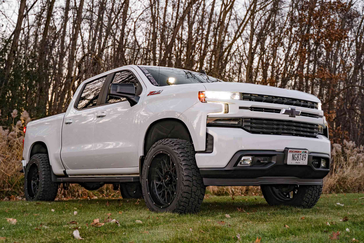 Morimoto 4Banger Ditch Light Kit: 19-24 Silverado 1500 (NCS White Flood Beam) - Off Road - Veh. Spec (Image 5 of 6)