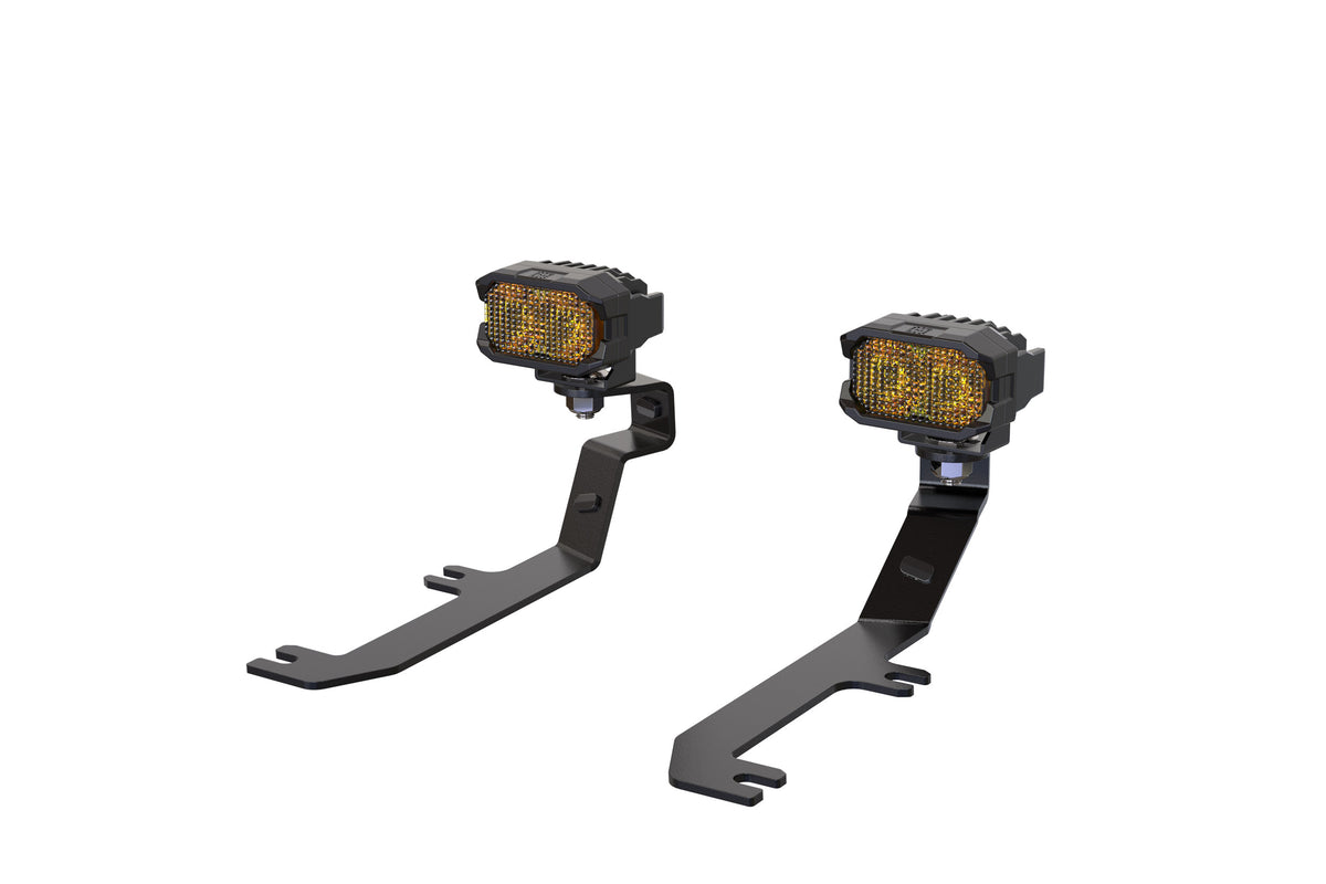 Morimoto 2Banger Ditch Light Kit: 20-24 Sierra HD (NCS White Flood Beam) - Off Road - Veh. Spec (Image 1 of 6)