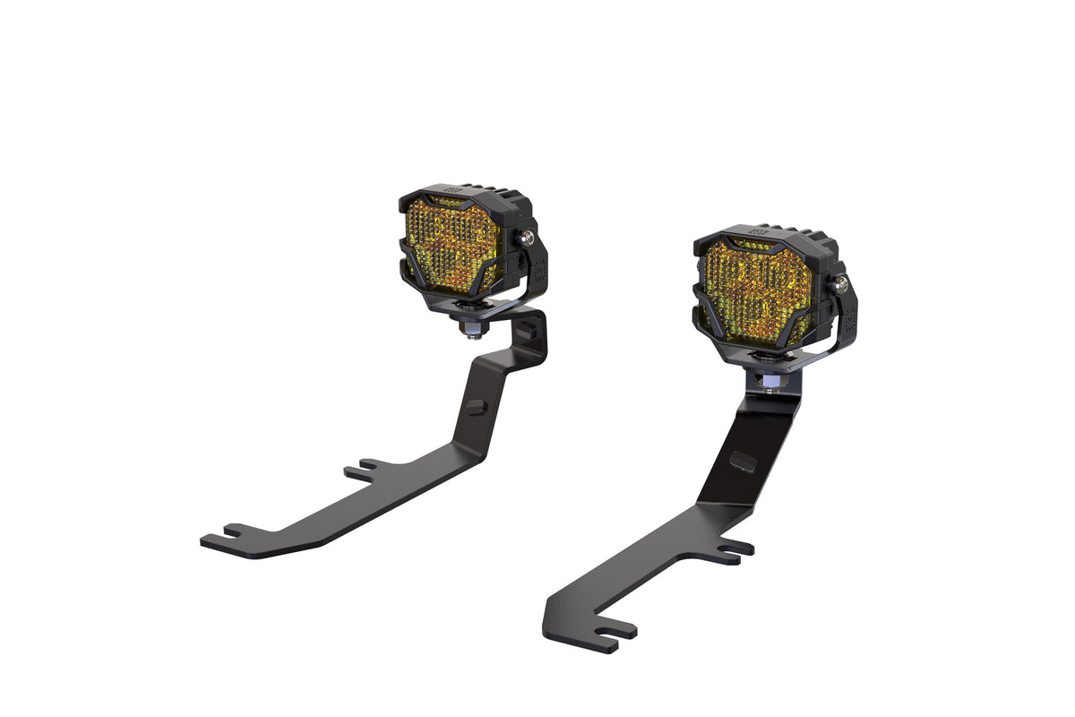 Morimoto 4Banger Ditch Light Kit: 20-24 Sierra HD (HXB White Combo Beam) - Off Road - Veh. Spec (Image 1 of 6)