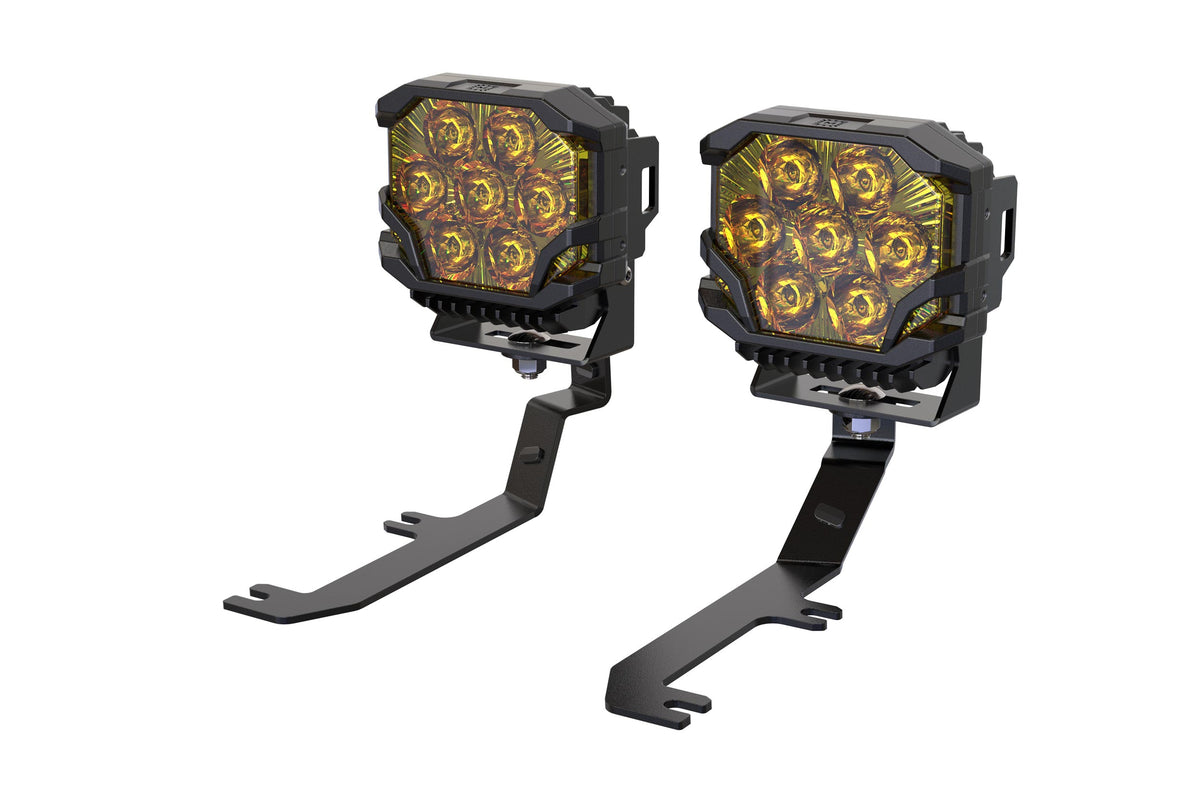 Morimoto BigBanger Ditch Light Kit: 20-24 Sierra HD (NCS White Spot Beam) - Off Road - Veh. Spec (Image 1 of 6)
