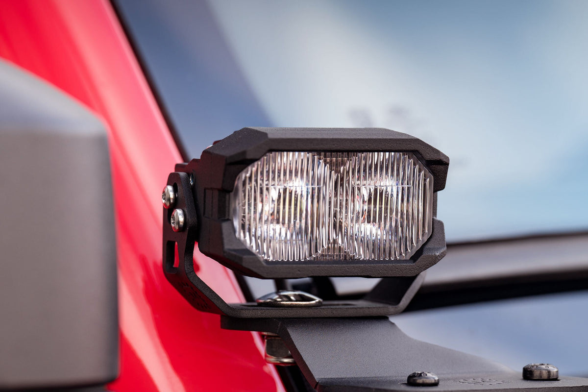 Morimoto 2Banger Ditch Light Kit: 13-26 Ford Transit (HXB Yellow SAE Wide Beam) - Off Road - Veh. Spec (Image 4 of 6)