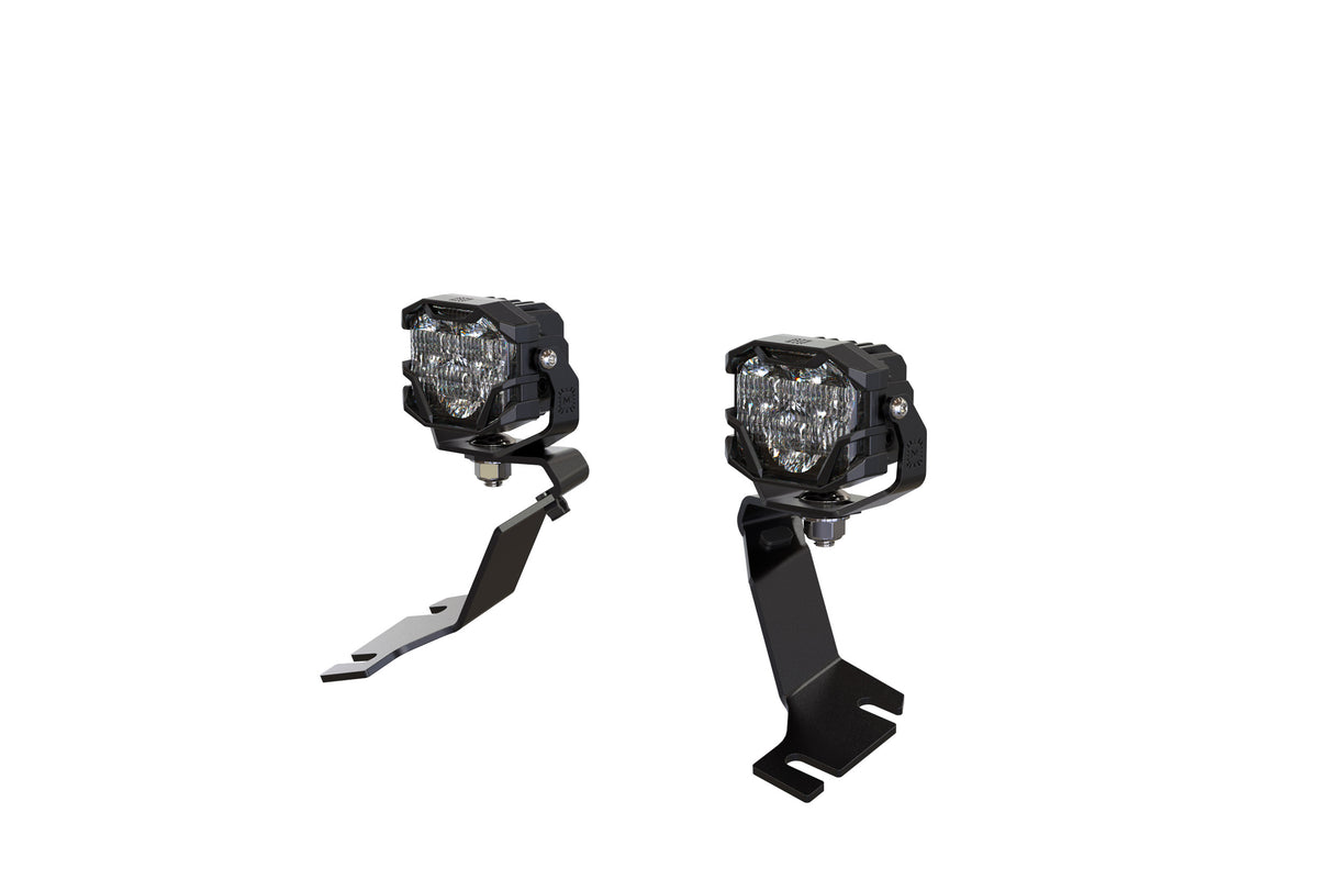 Morimoto 4Banger Ditch Light Kit: 13-26 Ford Transit (NCS Yellow SAE Wide Beam) - Off Road - Veh. Spec (Image 1 of 6)