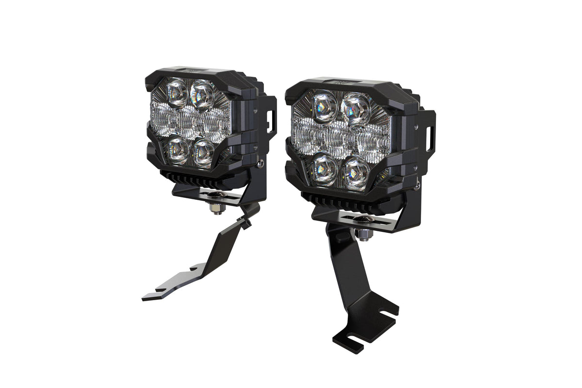 Morimoto BigBanger Ditch Light Kit: 13-26 Ford Transit (HXB Yellow Spot Beam) - Off Road - Veh. Spec (Image 1 of 6)