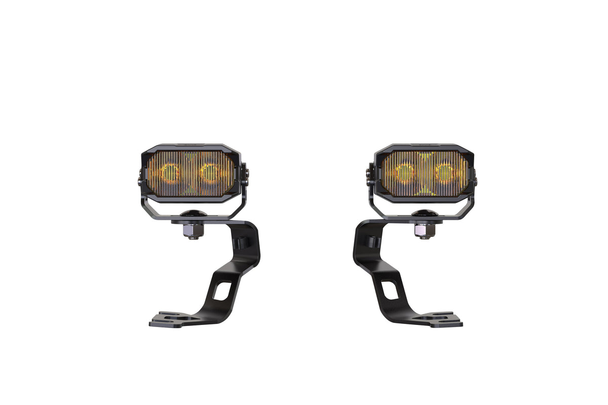 Morimoto 2Banger Ditch Light Kit: 09-21 Nissan 370Z (HXB Yellow Spot Beam) - Off Road - Veh. Spec (Image 2 of 6)