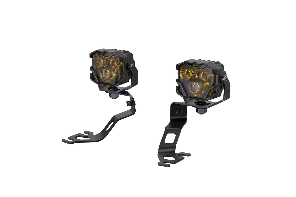 Morimoto 4Banger Ditch Light Kit: 09-21 Nissan 370Z (HXB Yellow Spot Beam) - Off Road - Veh. Spec (Image 1 of 6)