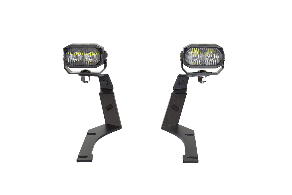 Morimoto 2Banger Ditch Light Kit: 15-23 Dodge Charger (NCS Yellow Flood Beam) - Off Road - Veh. Spec (Image 2 of 6)