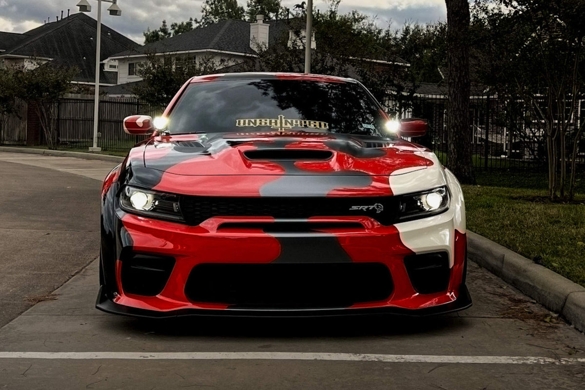 Morimoto 4Banger Ditch Light Kit: 15-23 Dodge Charger (NCS Yellow SAE Wide Beam) - Off Road - Veh. Spec (Image 2 of 6)