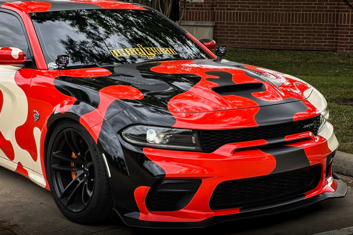 Morimoto 4Banger Ditch Light Kit: 15-23 Dodge Charger (HXB Yellow SAE Wide Beam) - Off Road - Veh. Spec (Image 6 of 6)