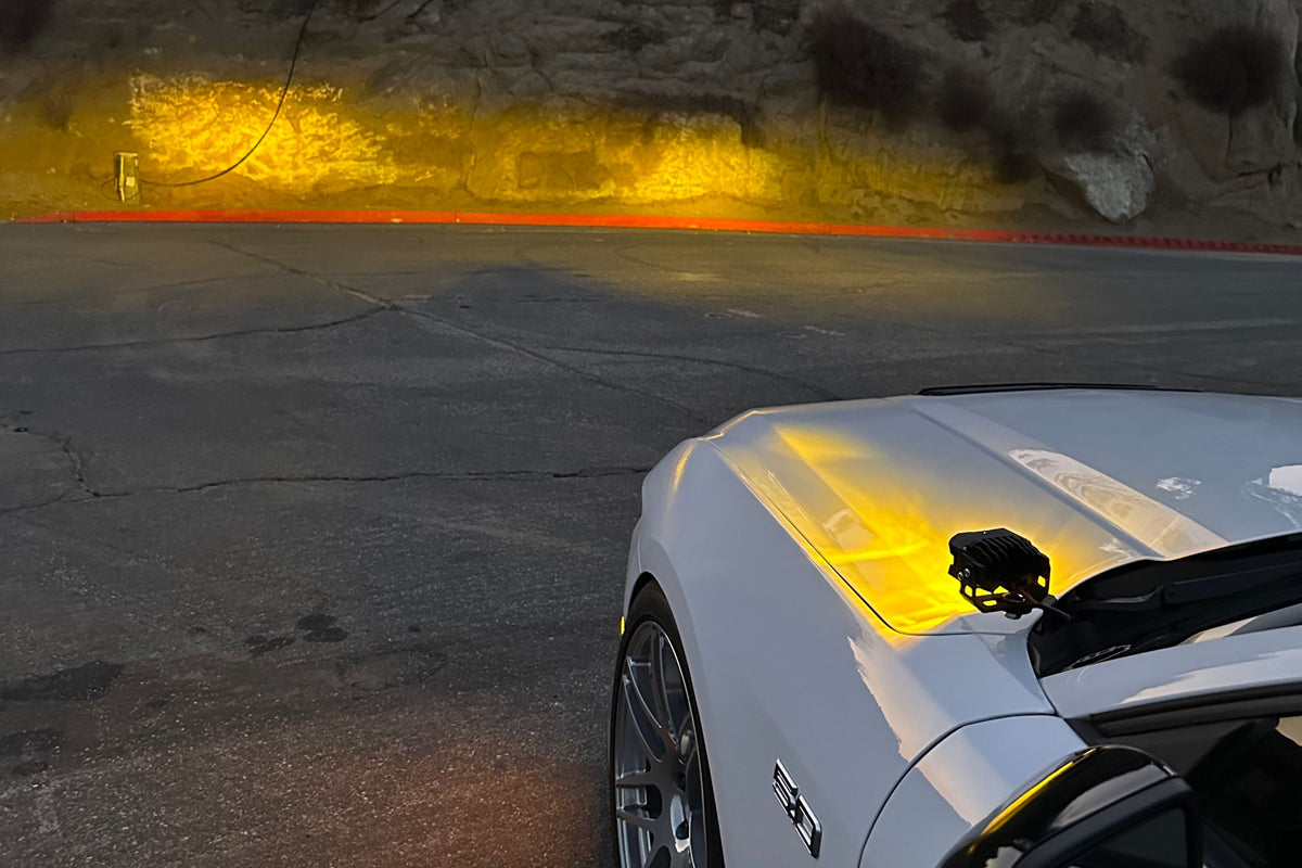 Morimoto 2Banger Ditch Light Kit: 24-26 Ford Mustang (NCS White Flood Beam) - Off Road - Veh. Spec (Image 6 of 6)