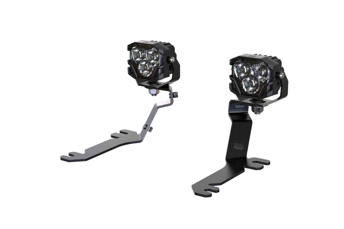 Morimoto 4Banger Ditch Light Kit: 18-23 Ford Mustang (HXB White Spot Beam) - Off Road - Veh. Spec (Image 1 of 6)
