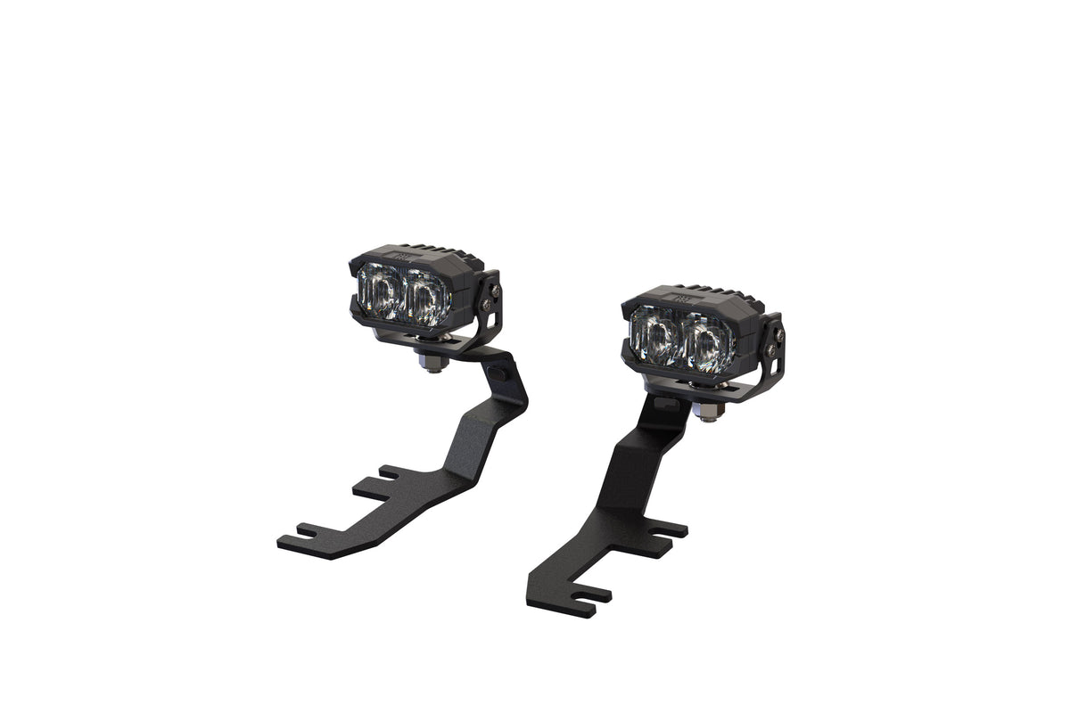 Morimoto 2Banger Ditch Light Kit: 15-22 Canyon (NCS White Flood Beam) - Off Road - Veh. Spec (Image 1 of 6)