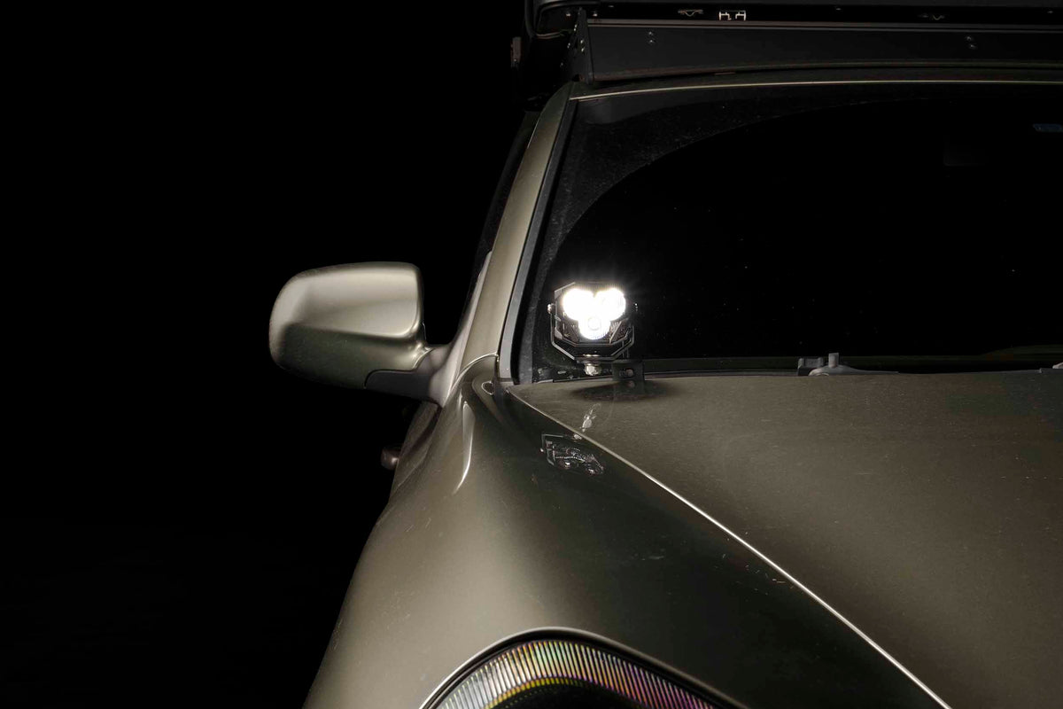 Morimoto 4Banger Ditch Light Kit: 03-10 Cayenne (NCS White Spot Beam) - Off Road - Veh. Spec (Image 5 of 6)