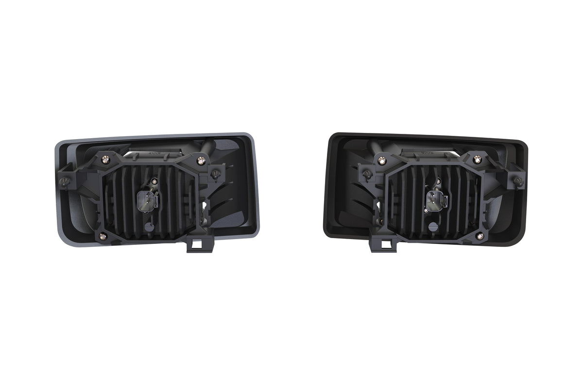 4Banger Fog Lights: Chevrolet Silverado 1500 (07-15) (HXB Yellow SAE Wide Beam) - Off Road - Veh. Spec (Image 3 of 6)