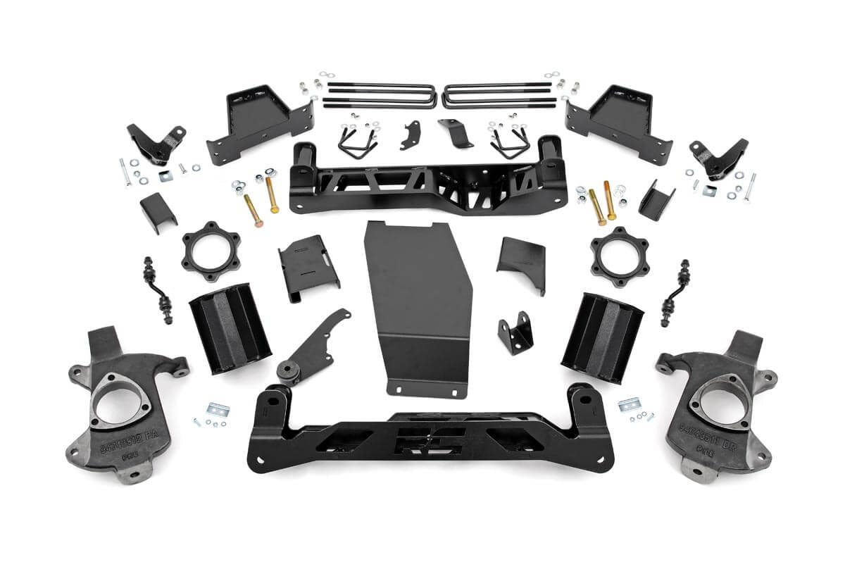 Rough Country 18102 7 Inch Lift Kit | Magneride | Alum | GMC Sierra 1500 Denali 4WD (2014-2016) - Image 1
