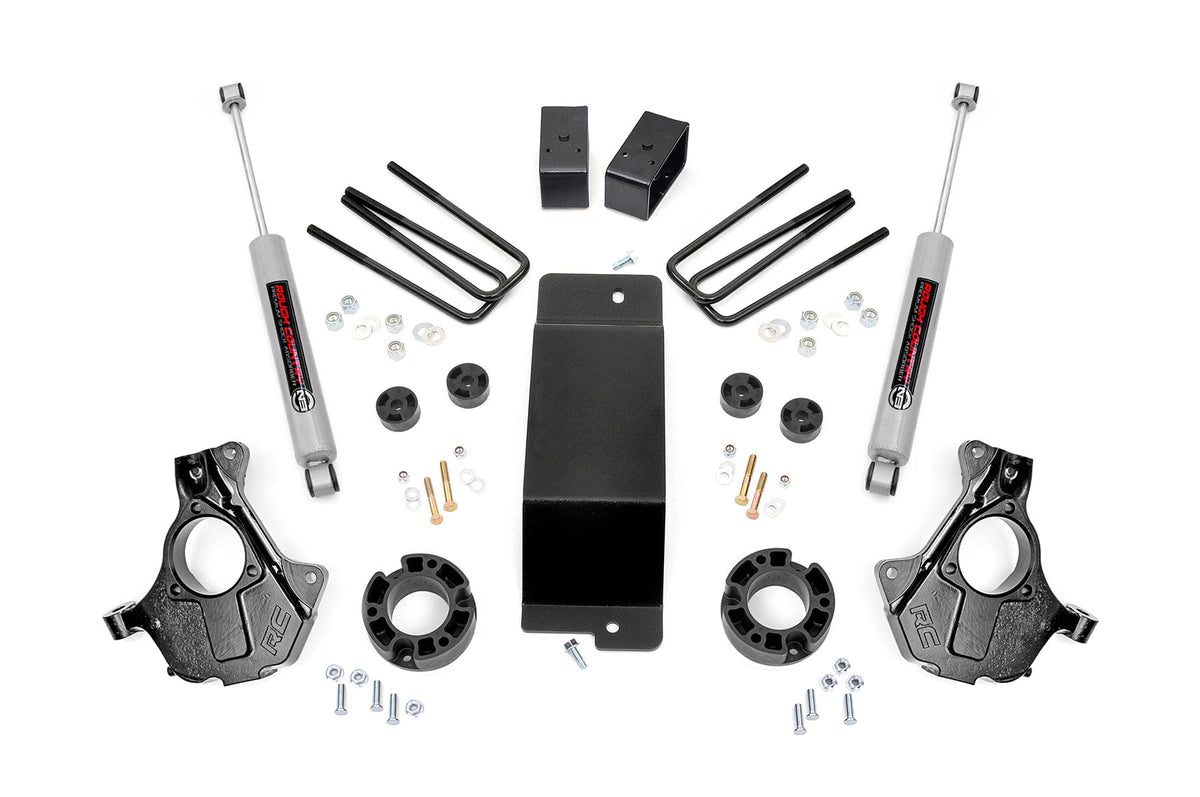 RC 3.5 Inch Lift Kit | Cast Steel LCA | Vertex/V2 | Chevy/GMC 1500 (14-18 & Classic) (manufacturer page)
