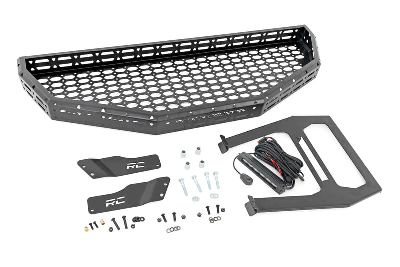 RC Front Cargo Rack | 6" Black Slimline | Polaris Ranger XP 900/Ranger XP 1000 (manufacturer page)