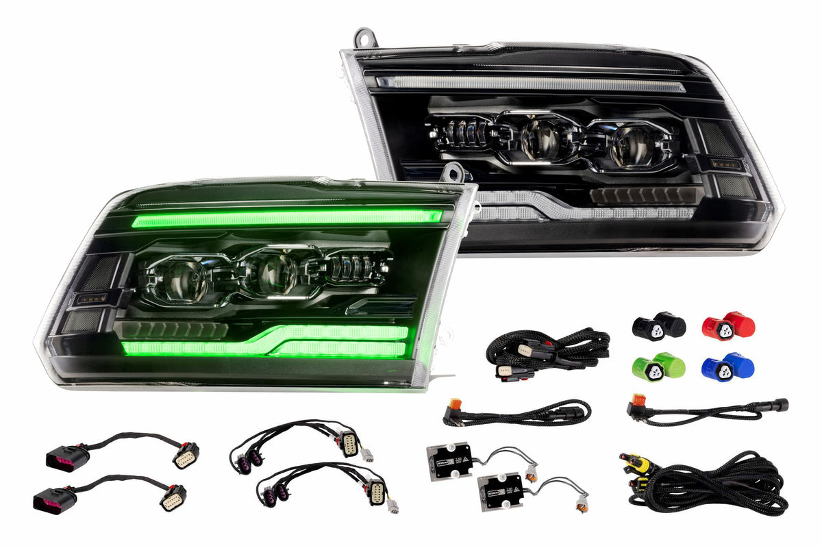 XRGB Evo Headlights: 09-18 Dodge Ram (Set) - Headlights (Image 1 of 6)