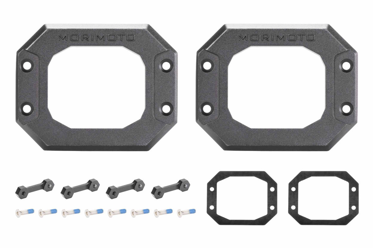 Flush Mounting Kit (Fixed): Morimoto 4Banger Pods (Set) - Off Road - Universal (Image 1 of 6)