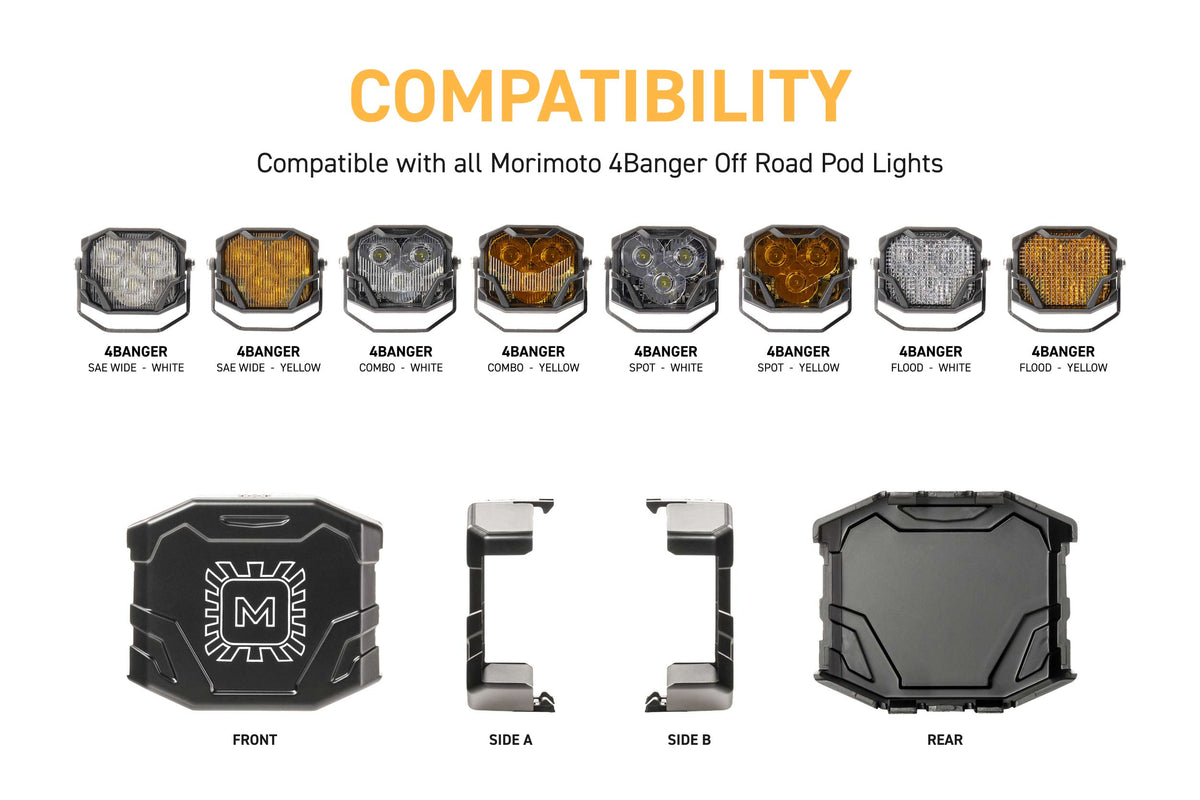 4Banger Cover (Black / Each) - Off Road - Universal (Image 3 of 6)