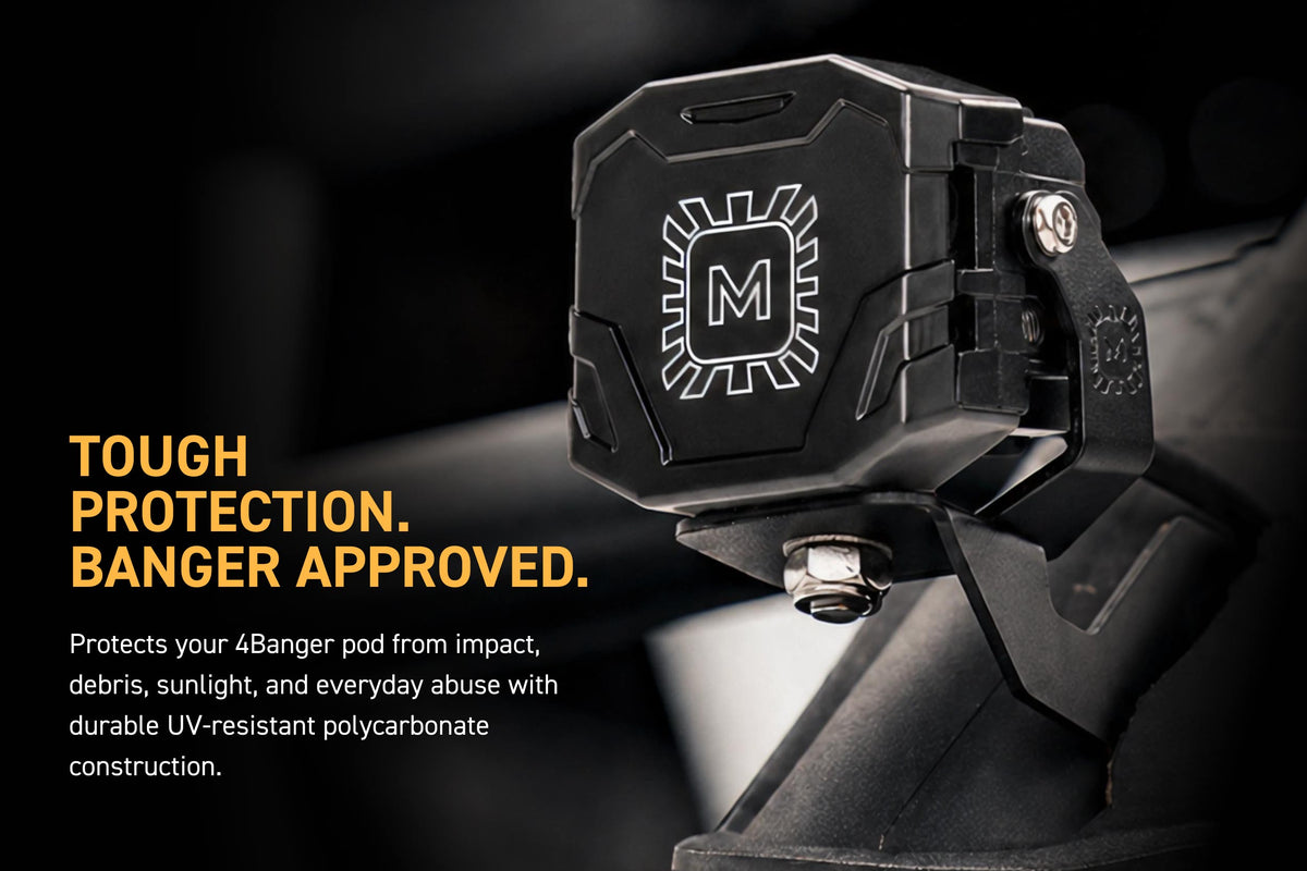 4Banger Cover (Black / Each) - Off Road - Universal (Image 5 of 6)