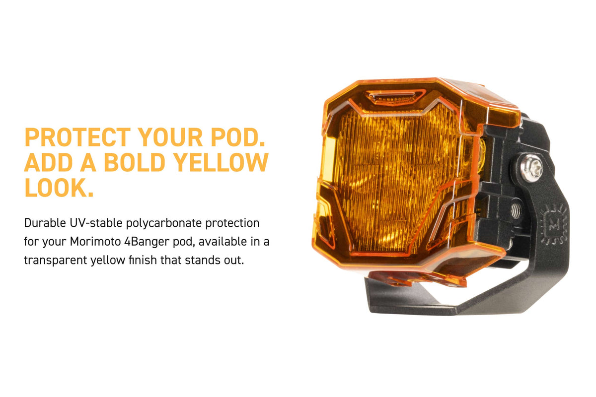 4Banger Cover (Yellow / Each) - Off Road - Universal (Image 5 of 6)