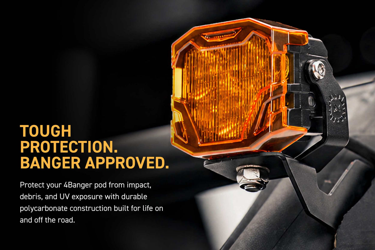 4Banger Cover (Yellow / Each) - Off Road - Universal (Image 6 of 6)