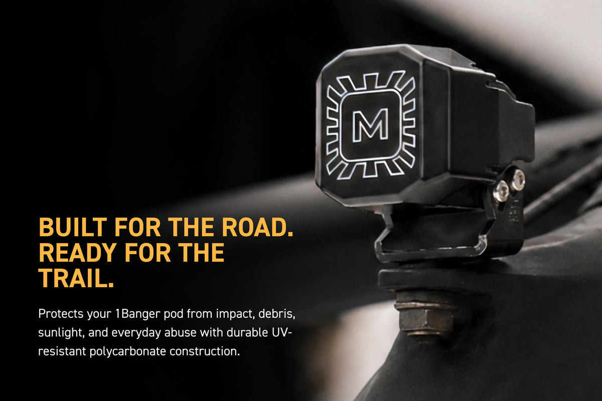 1Banger Cover (Black / Each) - Off Road - Universal (Image 5 of 6)
